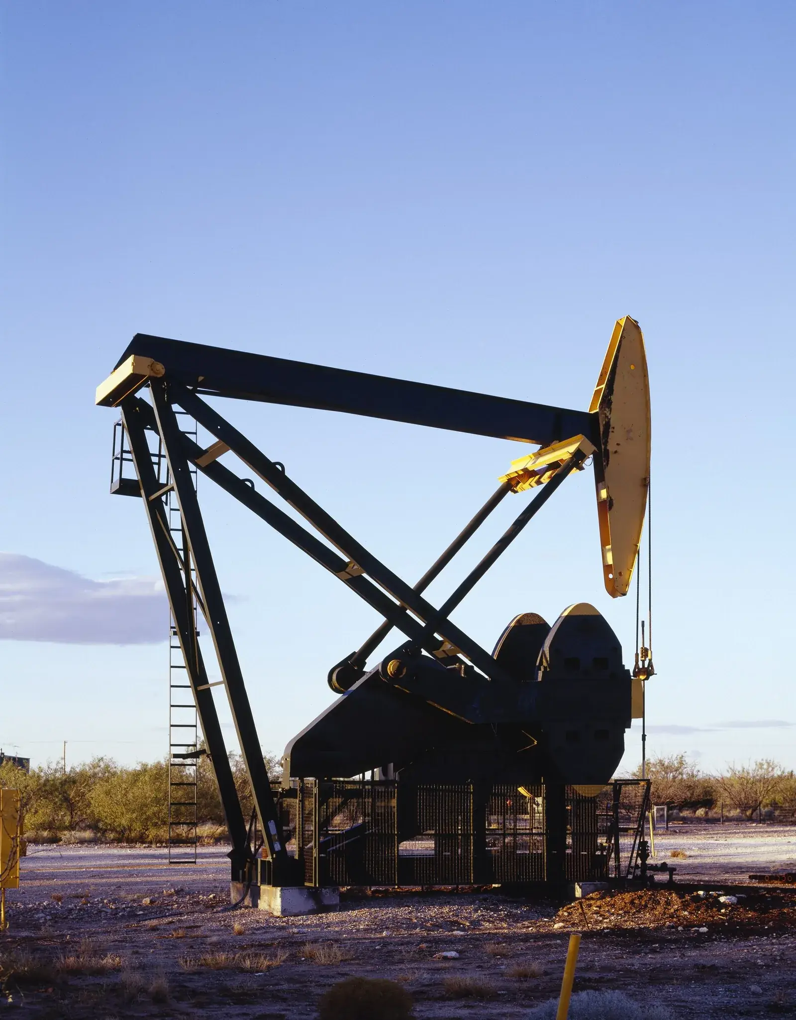 A pumpjack in rural Texas, where most of the royalty trusts still trading hold their interests