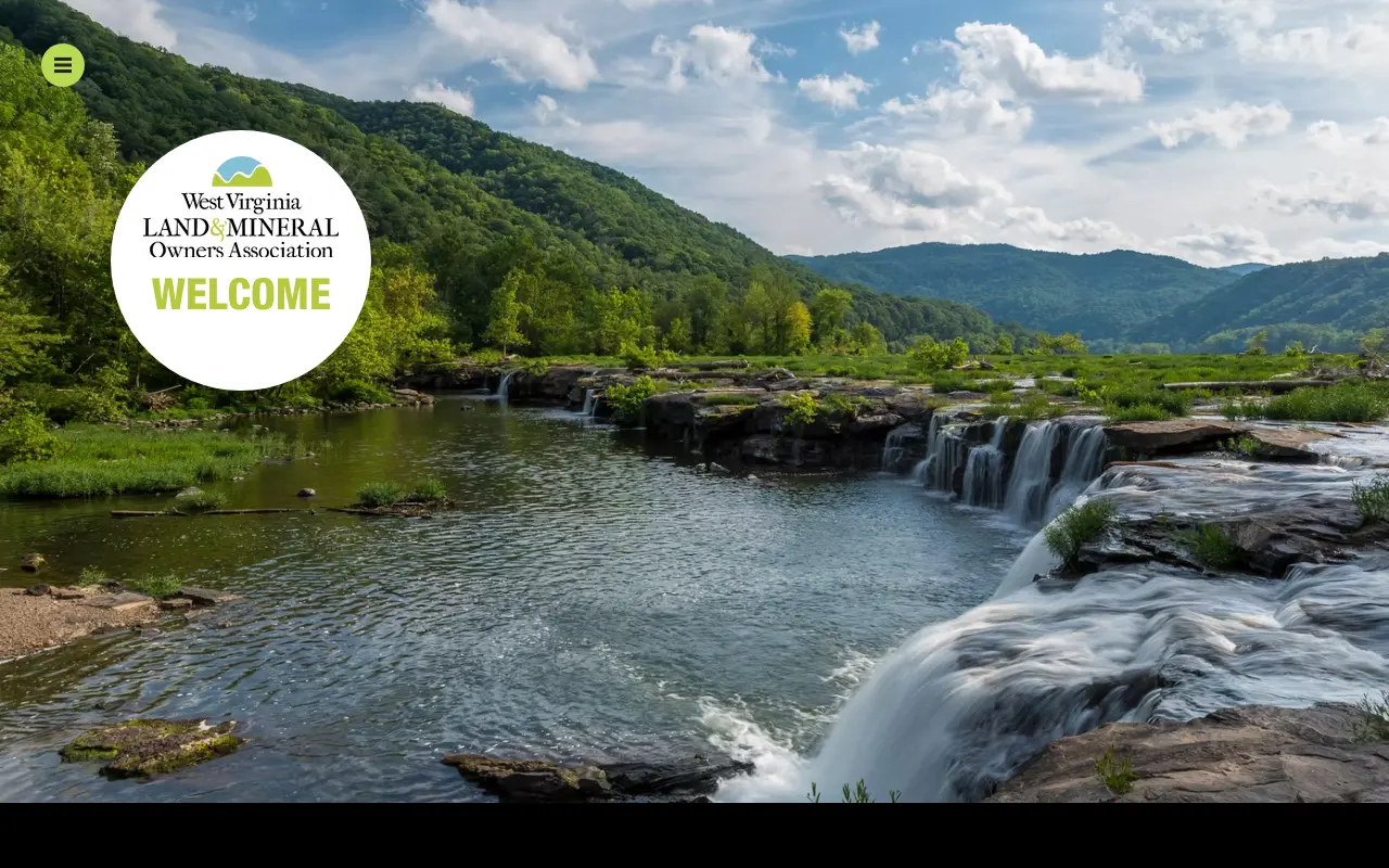 Screenshot of the West Virginia Land and Mineral Owners website